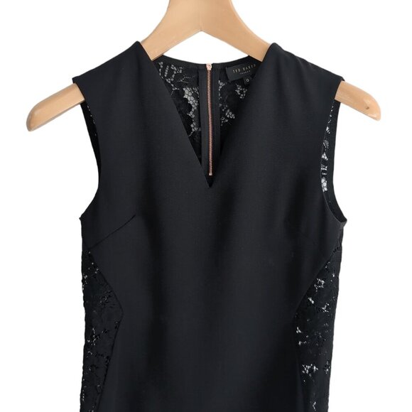 Ted Baker Sasica Lace Back Shell Blouse - Picture 6 of 8